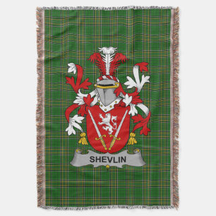 Couverture Armoiries irlandaises de Shevlin Family Crest Irla