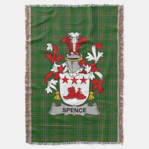 Couverture Armoiries irlandaises de Spence Family Crest Irlan