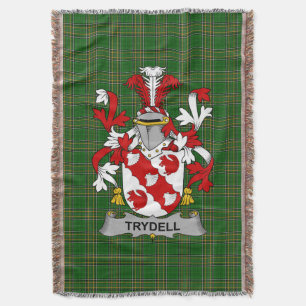 Couverture Armoiries irlandaises de Trydell Family Crest Irla