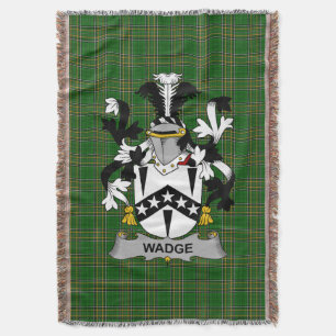 Couverture Armoiries irlandaises de Wadge Family Crest Irland