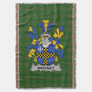 Couverture Armoiries irlandaises de Whitney Family Crest Irla