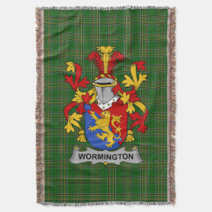 Couverture Armoiries irlandaises de Wormington Family Crest I