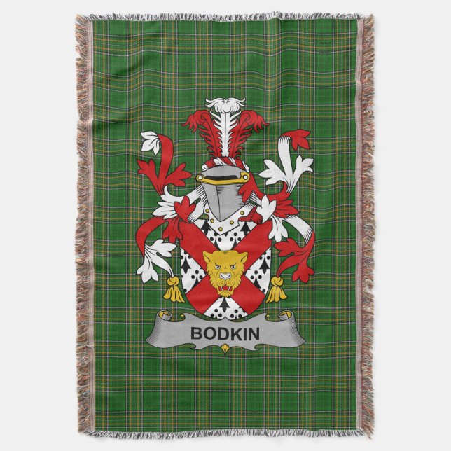 Couverture Armoiries irlandaises en chandail Famille Crest Ir (devant Vertical)
