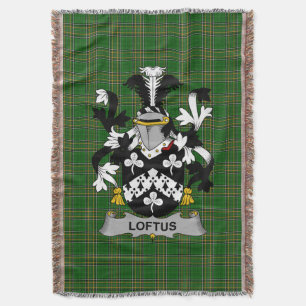 Couverture Armoiries irlandaises en loftus Family Crest Irlan