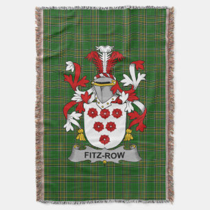 Couverture Armoiries irlandaises Fitz-Row Family Crest Irland