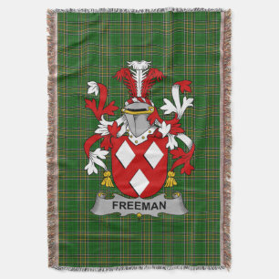 Couverture Armoiries irlandaises Freeman Family Crest Irlande
