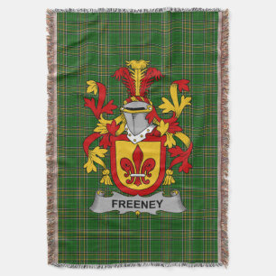 Couverture Armoiries irlandaises Freeney Family Crest Irlande