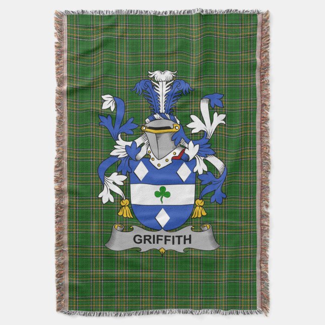 Couverture Armoiries irlandaises Griffith Family Crest Irland (devant Vertical)