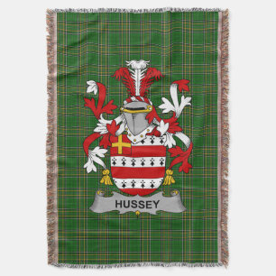 Couverture Armoiries irlandaises Hussey ou O_Hosey Family Cre