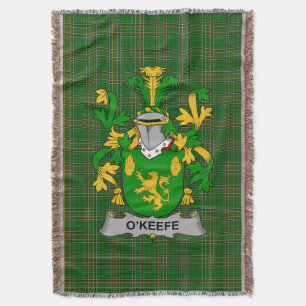 Couverture Armoiries irlandaises Keefe ou O_Keefe Coat of Arm