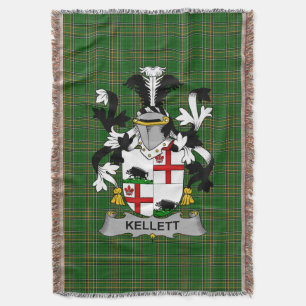 Couverture Armoiries irlandaises Kellett Family Crest Irlande