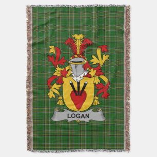 Couverture Armoiries irlandaises Logan Family Crest Irlande