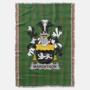 Couverture Armoiries irlandaises Margetson Family Crest Irlan