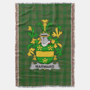 Couverture Armoiries irlandaises Marward Family Crest Irlande