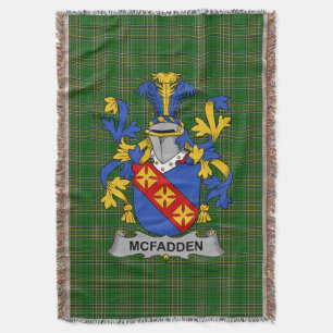 Couverture Armoiries irlandaises McFadden ou McFadyen Family 