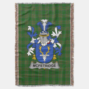 Couverture Armoiries irlandaises McFetridge Family Crest Irel