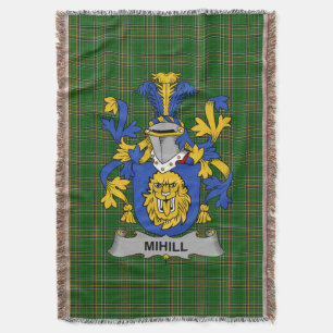Couverture Armoiries irlandaises Mihill Family Crest Irlande