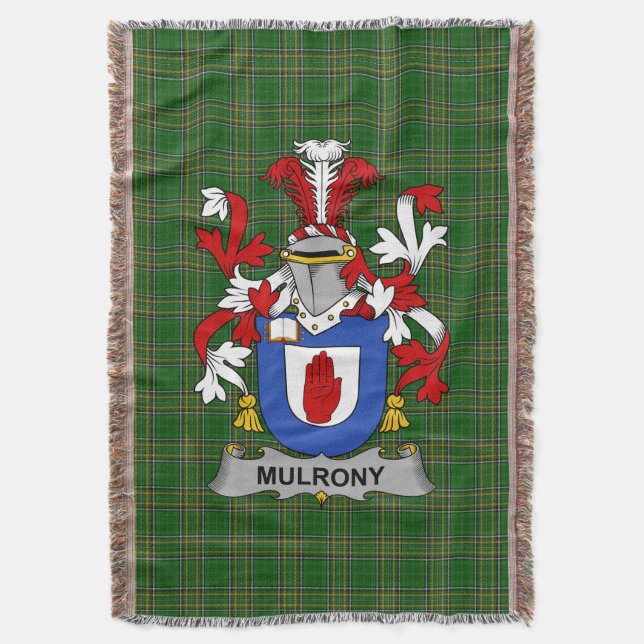 Couverture Armoiries irlandaises Mulrony ou O_Mulroney Famill (devant Vertical)