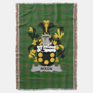 Couverture Armoiries irlandaises Nixon Family Crest Irlande