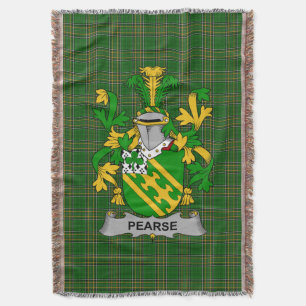 Couverture Armoiries irlandaises Pearse Family Crest Irlande