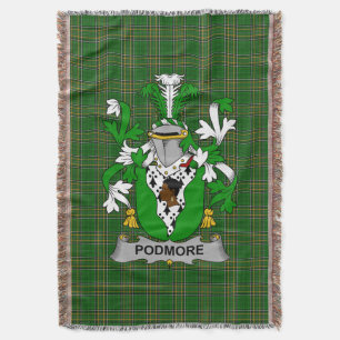 Couverture Armoiries irlandaises Podmore Family Crest Irlande