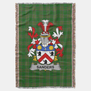 Couverture Armoiries irlandaises Sanders Family Crest Irlande