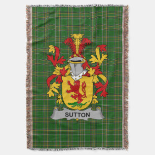 Couverture Armoiries irlandaises Sutton Family Crest Irlande