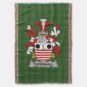 Couverture Armoiries irlandaises Thornhill Family Crest Irlan
