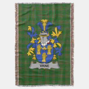 Couverture Armoiries irlandaises Vane Family Crest Irlande