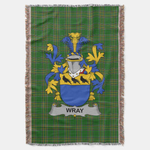 Couverture Armoiries irlandaises Wray Family Crest Irlande