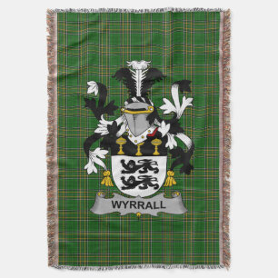 Couverture Armoiries irlandaises Wyrall Family Crest Irlande