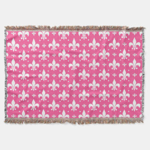 Couverture Arrière - plan rose Fleur-de-lis Motif design