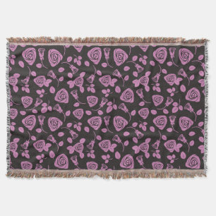 Couverture Arrière - plan rose floral
