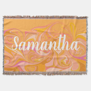 Couverture Art Abstrait de marbre en marbre jaune