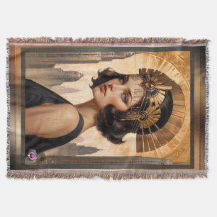 Couverture Art déco Damsel AI Concept Art by Xzendor7