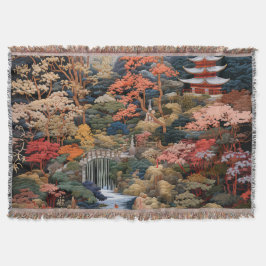 Couverture Art du paysage japonais : Cascade et village