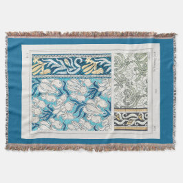 Couverture Art nouveau iris lilerie floral art