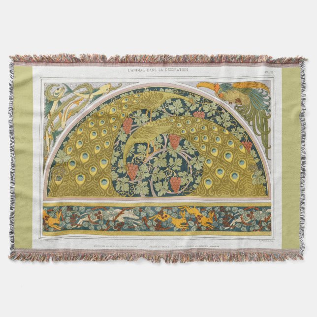 Couverture Art nouveau paon paon verneuil (Devant)