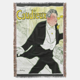 Couverture Art Nouveau vintage, Caudieux par Toulouse Lautrec