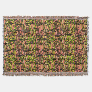 Couverture Autumn Leaf Motif Modern Thailouse Blanket