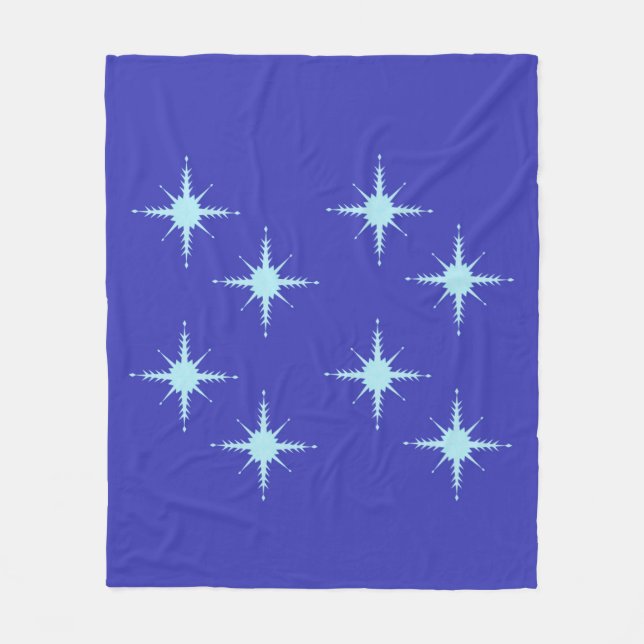 Couverture avec de beaux flocons de neige (Devant)