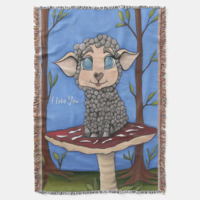 Couverture Baby Sheep on Toadstool (devant Vertical)