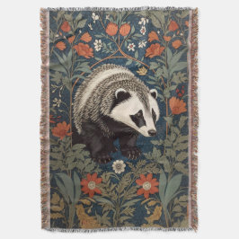 Couverture Badger de Woodland William Morris inspiré
