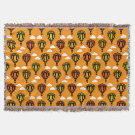 Couverture Balloon à air chaud avec modèle