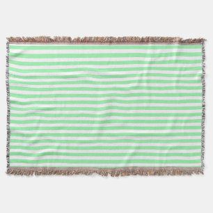 Couverture Bandes de bonbons vert clair