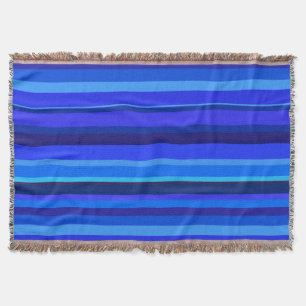 Couverture Bandes horizontales bleues
