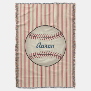 Couverture Base-ball sportif Vintage personnalisé Jeu de couv