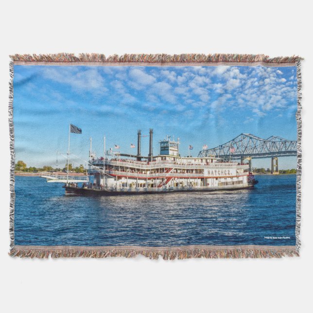 Couverture Bateau à vapeur Natchez, Mississippi River, USA (Devant)