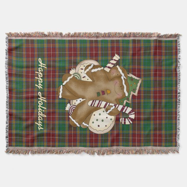 Couverture Baxter Tartan Vacances Plaid (Devant)