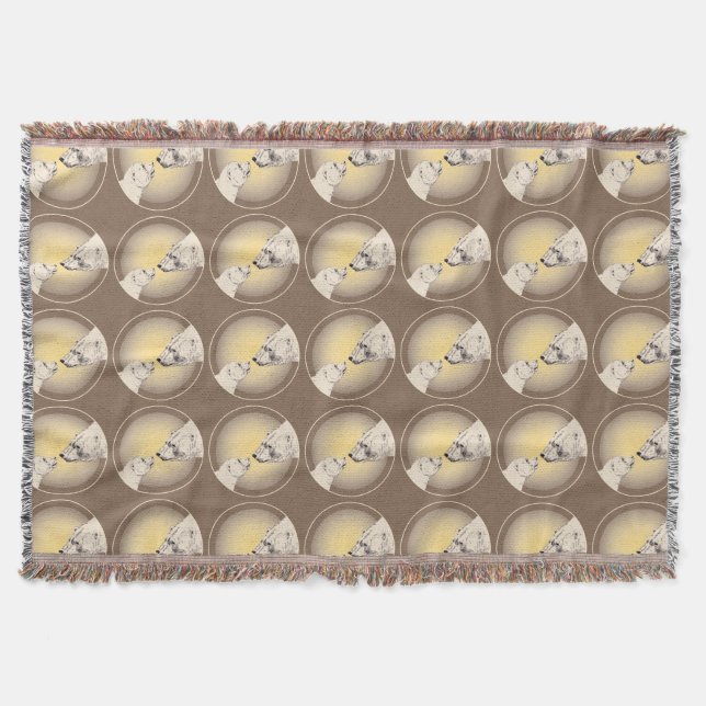 Couverture Bear Art Blanket Mère & Cubs Bear Thaillot Blanket (Devant)